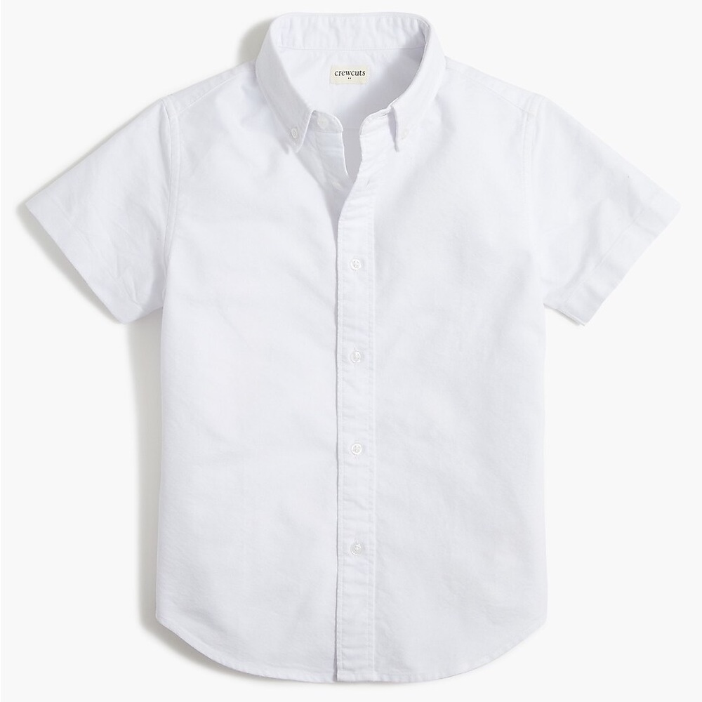 J.CREW Factory Boys' oxford shirt Size 6-7 White BF621